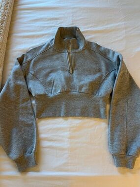 Alo Yoga Cropped Quarter Zip